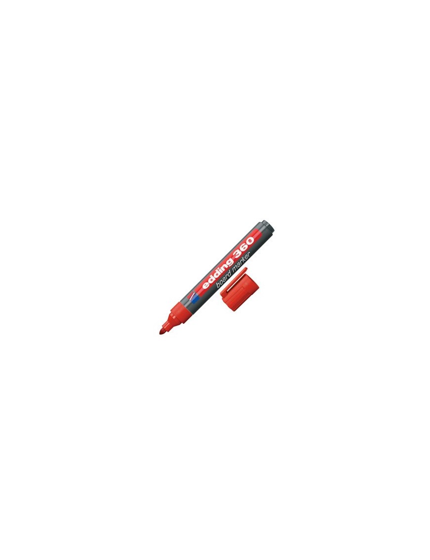 ROTULADOR EDDING 360 ROJO PIZARRA BLANCA
