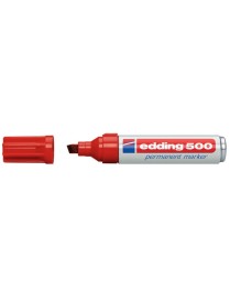 ROTULADOR EDDING 500 ROJO.