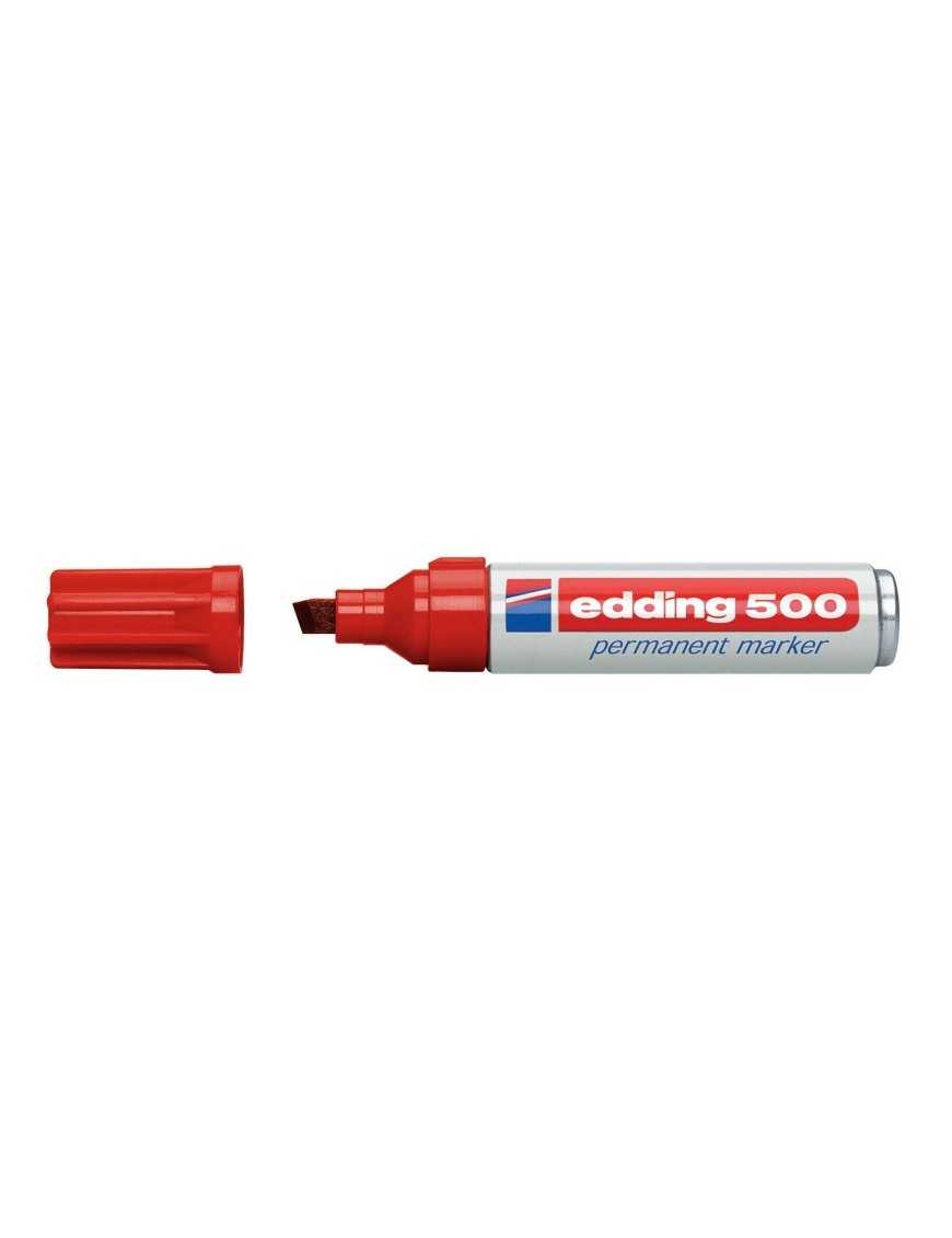 ROTULADOR EDDING 500 ROJO.