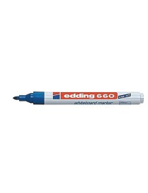 ROTULADOR EDDING PIZARRA BLANCA 660 AZUL.