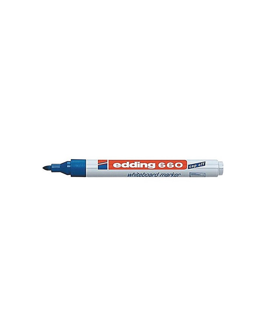 ROTULADOR EDDING PIZARRA BLANCA 660 AZUL.
