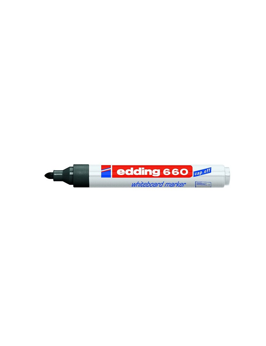 ROTULADOR EDDING PIZARRA BLANCA 660 NEGRO.