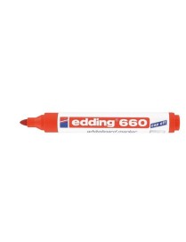 ROTULADOR EDDING PIZARRA BLANCA 660 ROJO.