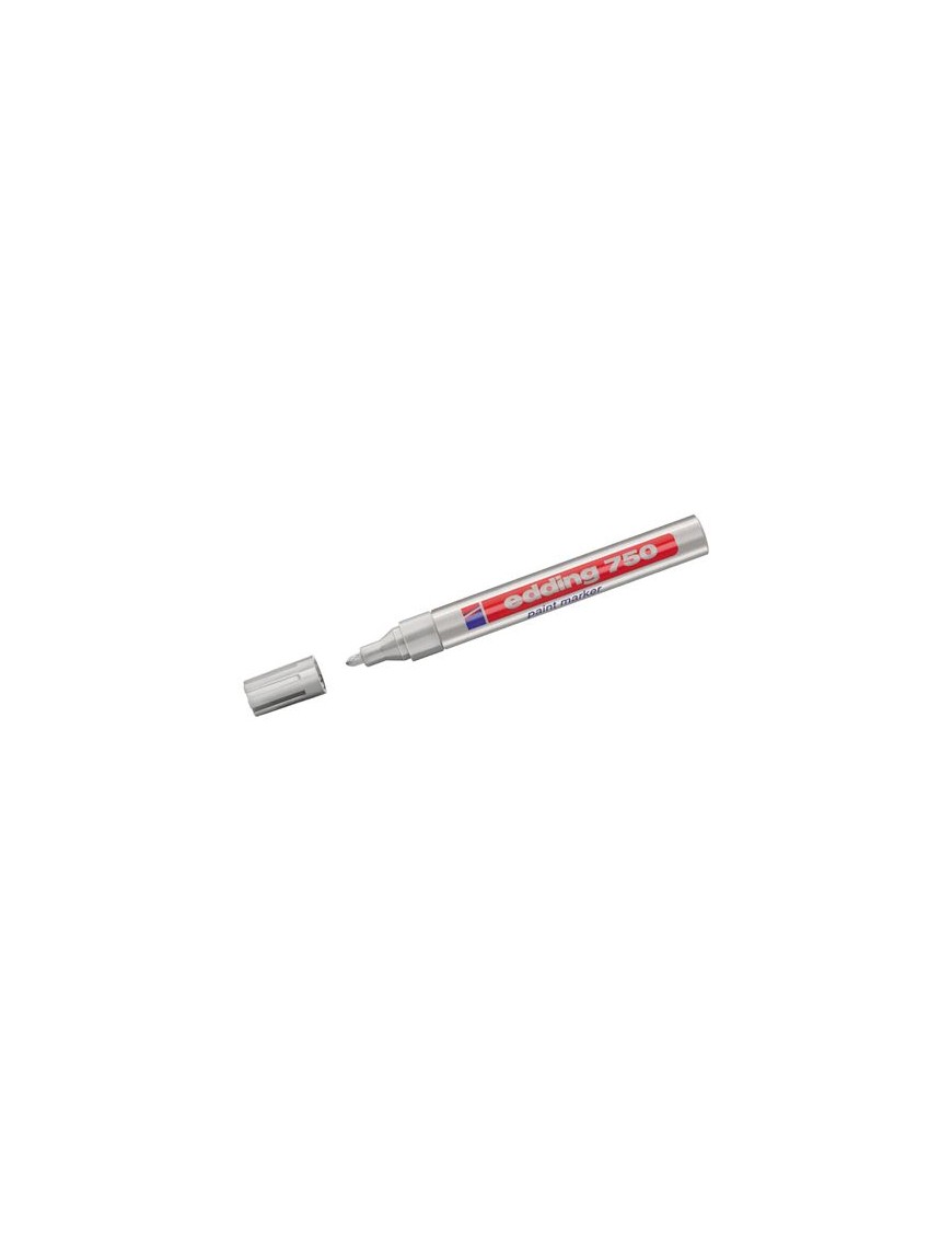 ROTULADOR EDDING 750 PLATA.