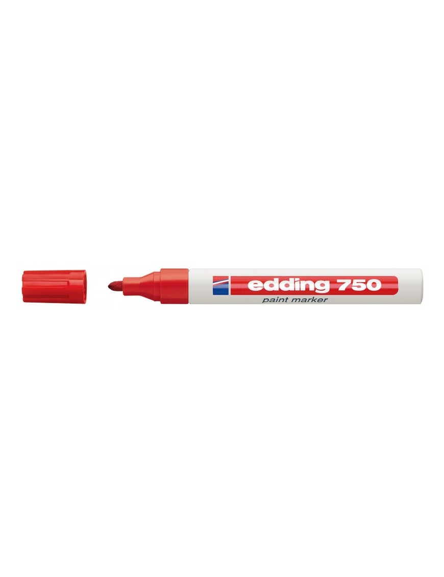 ROTULADOR EDDING 750 ROJO.