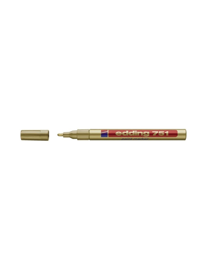 ROTULADOR EDDING 751 ORO 1-2MM PR.