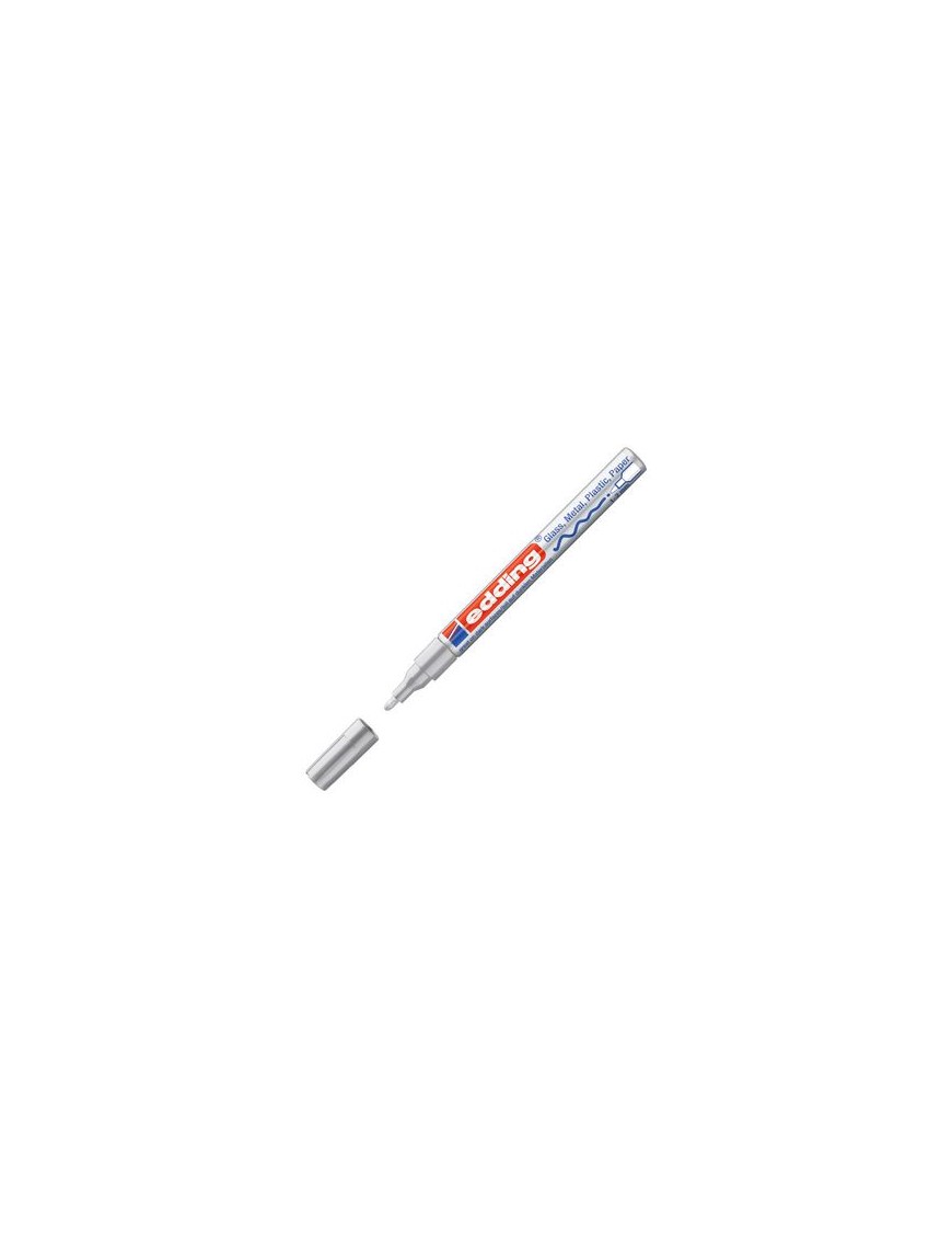 ROTULADOR EDDING 751 PLATA 1-2MM PR.