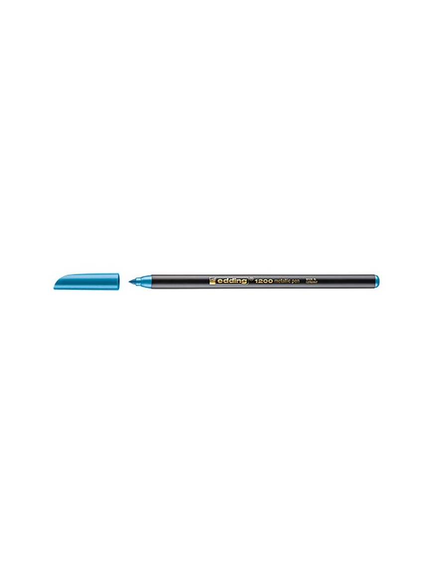ROTULADOR EDDING 1200 AZUL METALIZADO Nº 73