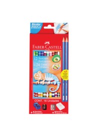 LAPICES COLORES ECOLAPIZ C/12 FABER CASTELL.