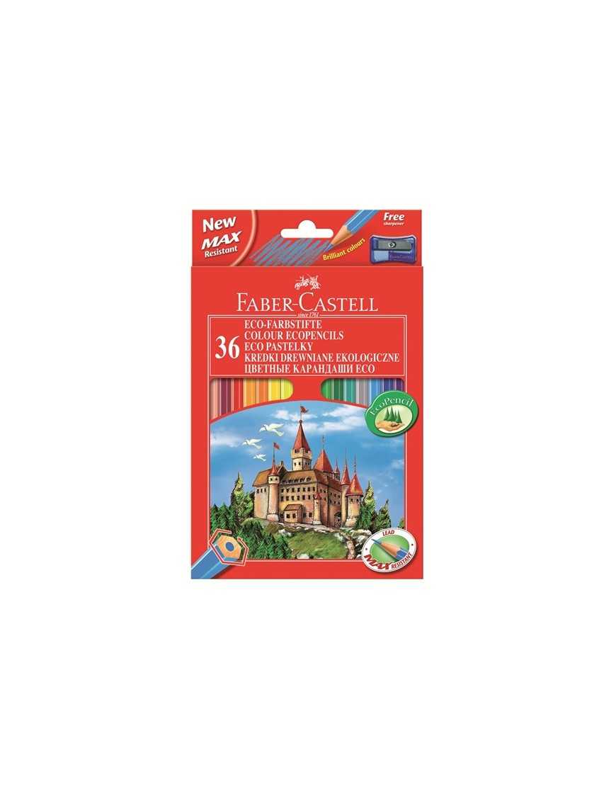 LAPICES COLORES ECOLAPIZ C/36 FABER CASTELL