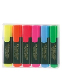 MARCADOR FLUORESCENTE PACK 6 FABER CASTELL