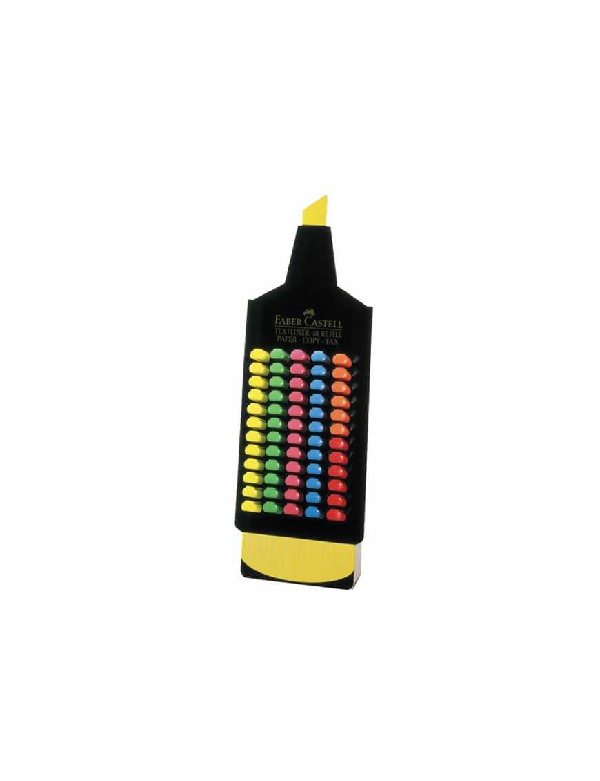 EXPOSITOR DE 60 MARCADORES TEXTLINER FABER CASTELL