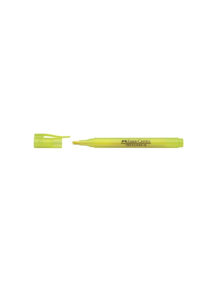 MARCADOR TEXLINER 38 AMARILLO FABER CASTELL