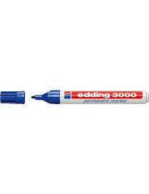 ROTULADOR PERMANENTE EDDING 3000 AZUL ACERO
