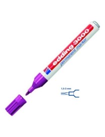 ROTULADOR PERMANENTE EDDING 3000 MAGENTA 1,5-3MM.