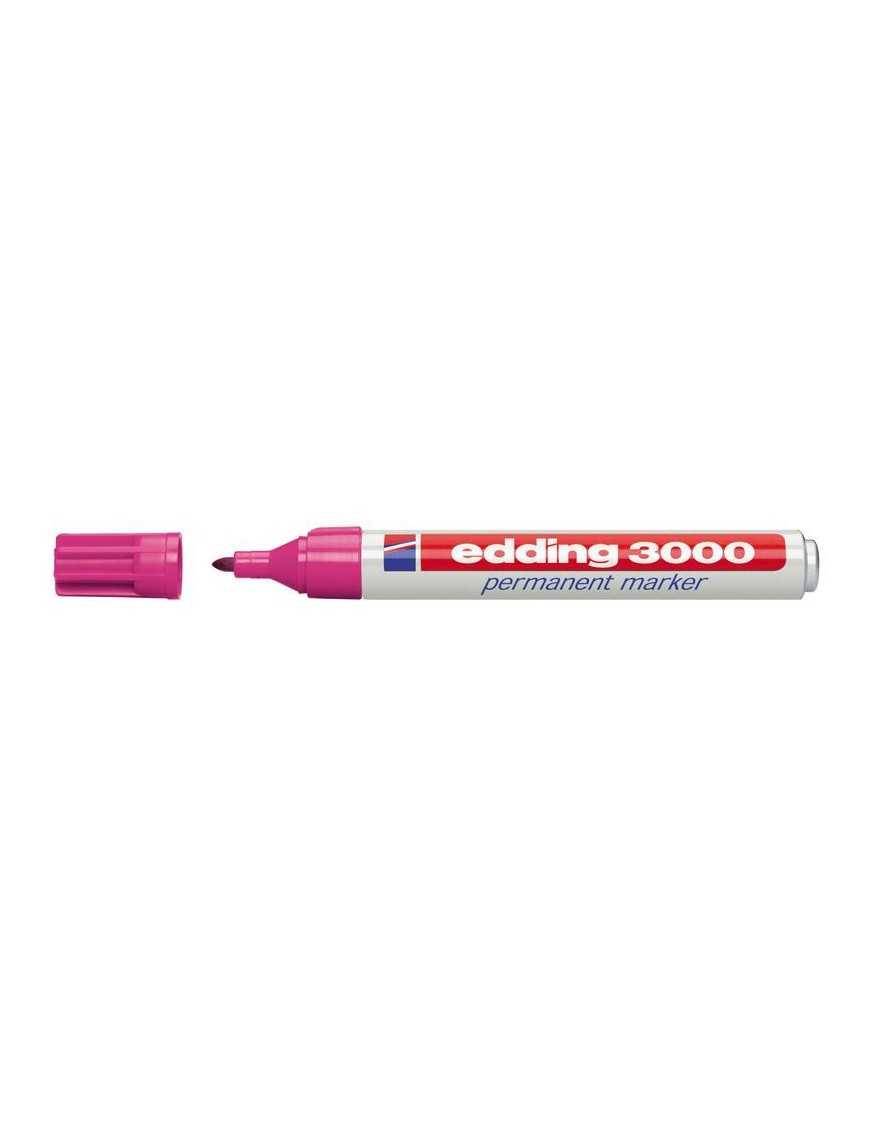 ROTULADOR PERMANENTE EDDING 3000 ROSA