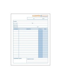 TALONARIO ALBARANES 4º COPIA DOHE