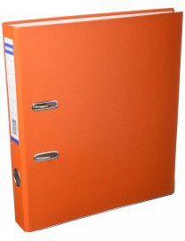 ARCHIVADOR PRAXTON FOLIO LOMO 45 ESTRECHO NARANJA