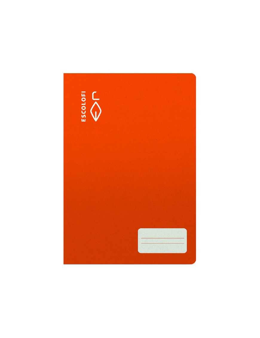 ESCOLOFI LIBRETA 3X3 GRAPADA A4 50 HOJAS NARANJA