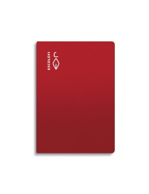 ESCOLOFI LIBRETA 3X3 GRAPADA A4 50 HOJAS ROJO