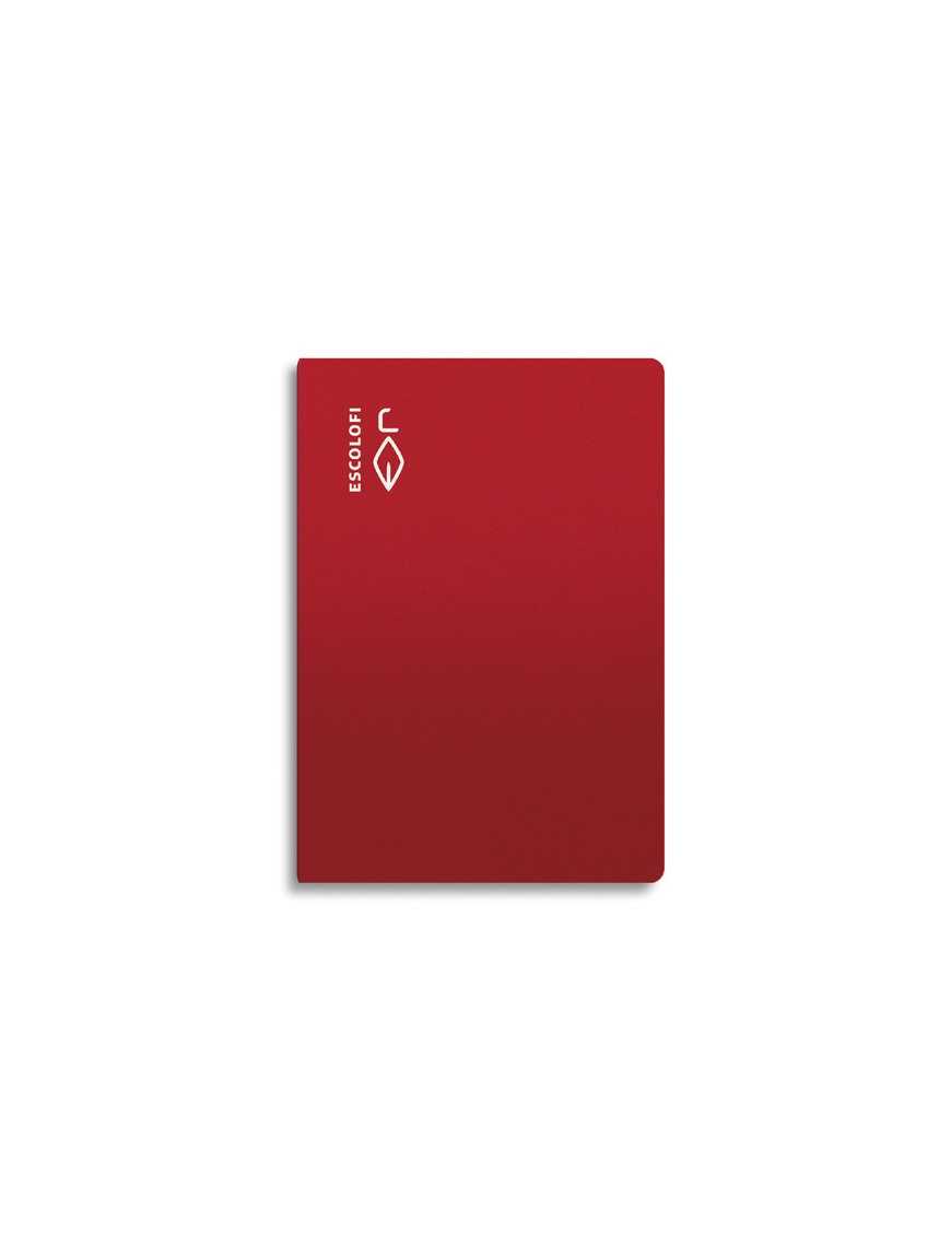 ESCOLOFI LIBRETA 3X3 GRAPADA A4 50 HOJAS ROJO