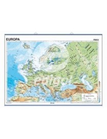 MAPA MURAL EUROPA FISICO POLITICO 140X100 EDIGOL