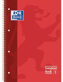 BLOC OXFORD 80H 90 5X5 T.E. COLOR ROJO.
