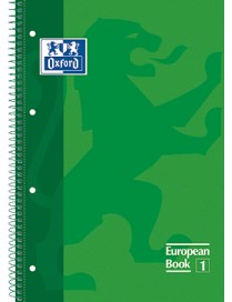 BLOC OXFORD 80H 90 5X5 T.E. COLOR VERDE.
