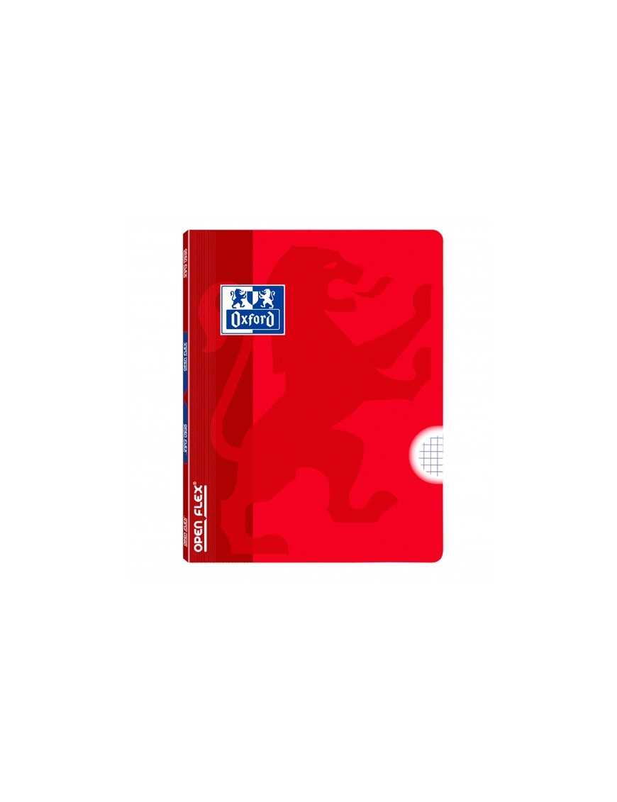 LIBRETA GRAPADA OPENFLEX A4 ROJA 4X4 OXFORD