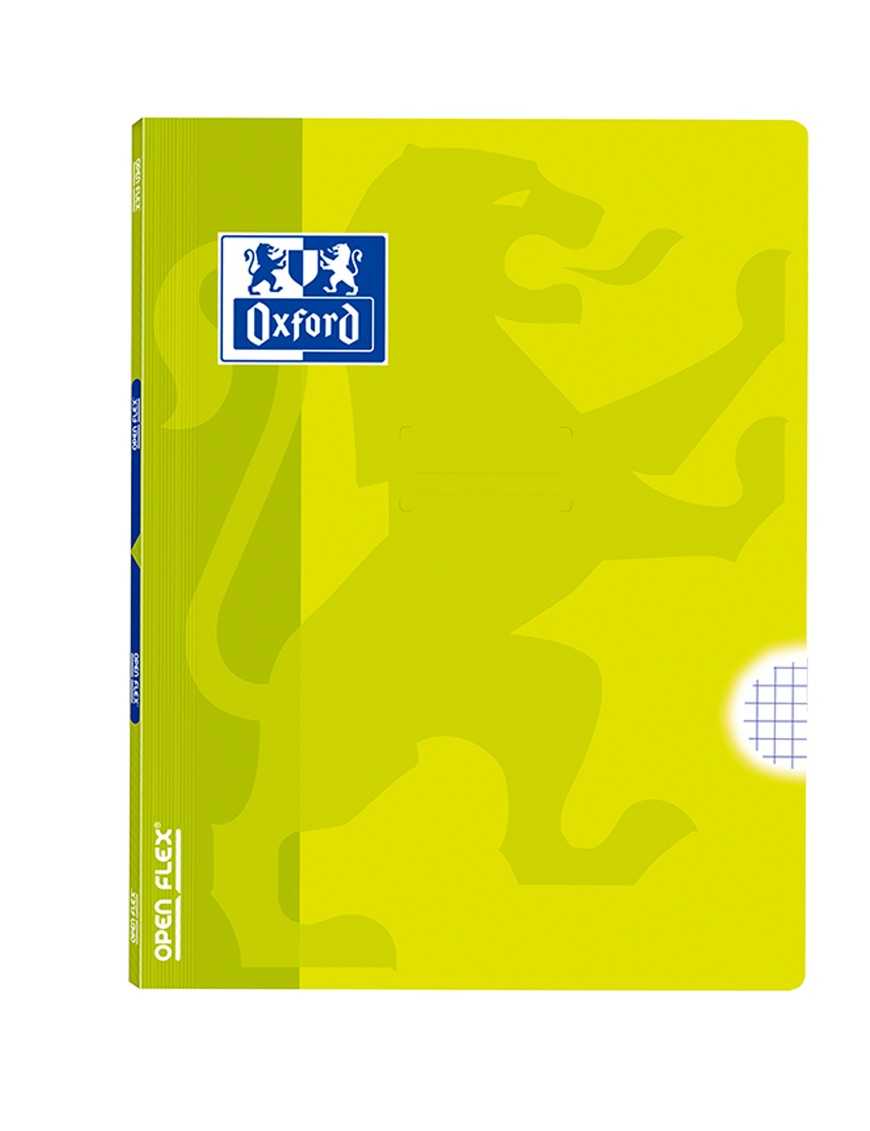 LIBRETA GRAPADA OPENFLEX A4 OXFORD AMARILLO 4X4