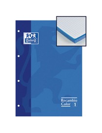 RECAMBIO DE 80 HOJAS OXFORD AZUL MARINO