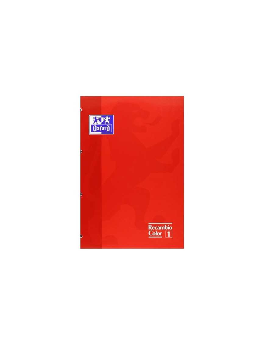 RECAMBIO DE 80 HOJAS ROJO OXFORD