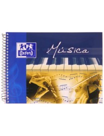 BLOC MUSICA 4º APAISADO 20 HOJAS OXFORD.