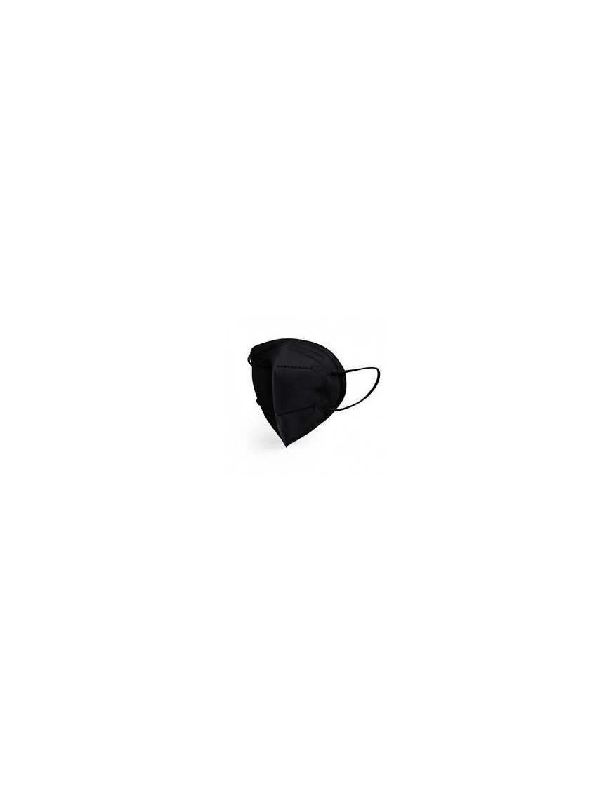 MASCARILLA NEGRA FFP2 CON CLIP AJUSTE