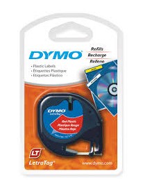 CINTA DYMO LETRATAG (91203) NG.RO. 12MMX4M.