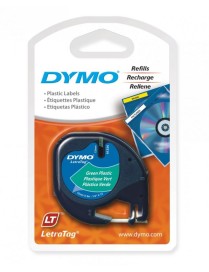 CINTA DYMO LETRATAG (91204) NG.VE. 12MMX4M.