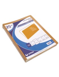 SUBCARPETA FOLIO KRAFT / REVERSO BLANCO