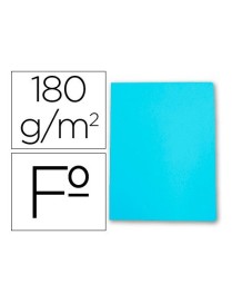 SUBCARPETA FOLIO AZUL PASTEL 185 GRAMOS