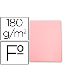 SUBCARPETA FOLIO ROSA PASTEL DE 185 GRAMOS
