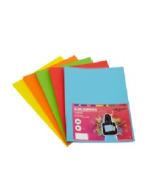 SUBCARPETA A4 COLORES FUERTES SURTIDO PAQ 15 180GR