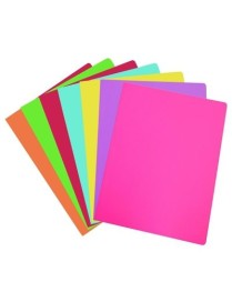 PACK 50 CARTULINAS A4 SURTIDAS COLORES INTENSOS