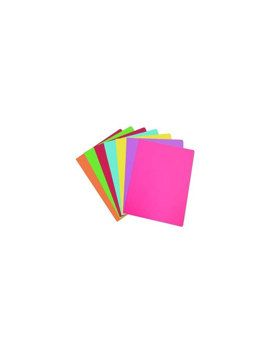 PACK 50 CARTULINAS A4 SURTIDAS COLORES INTENSOS