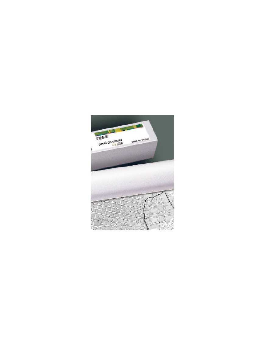 PAPEL PLOTTER 914X175 M. 80 GRS.