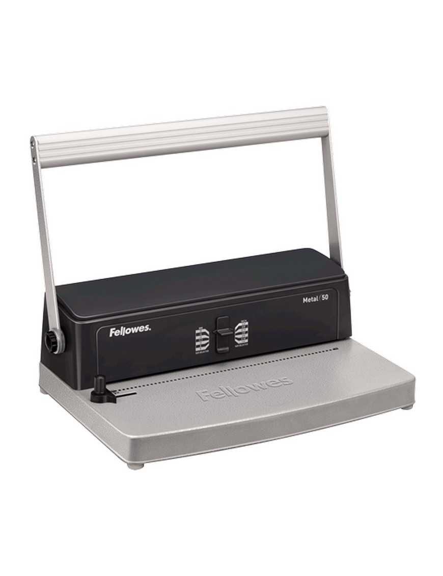 FELLOWES ENCUADERNADORA METAL 50 ESPIRAL A4