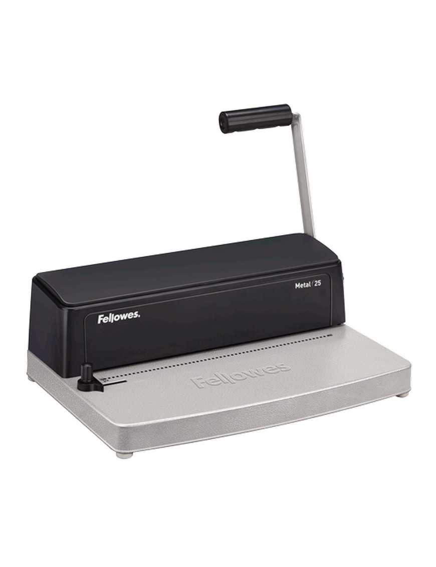 FELLOWES ENCUADERNADORA METAL 25 ESPIRAL A4