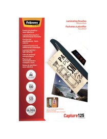 PLASTIFICAR FELLOWES A4 ADHESIVA 125 MICRAS