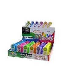 CORRECTOR MICRO CINTA 6X5MM FRAGA C/36