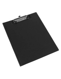 PORTABLOC CON PINZA CUADRICULADO NEGRO