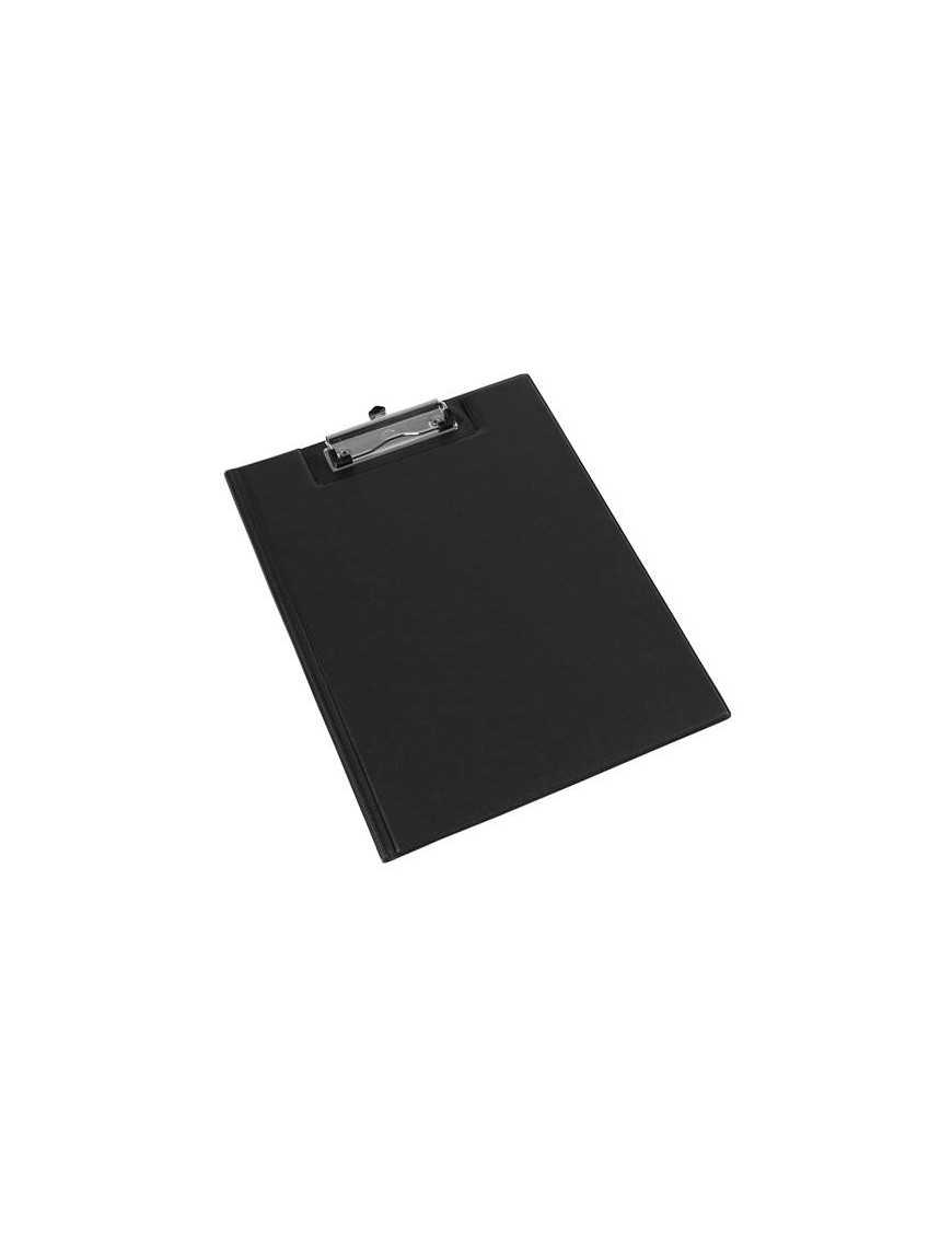 PORTABLOC CON PINZA CUADRICULADO NEGRO