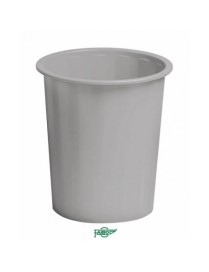 PAPELERA PLASTICO GRIS FAIBO